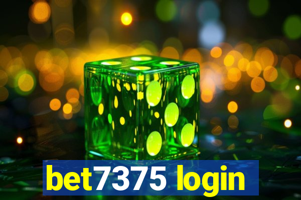 bet7375 login